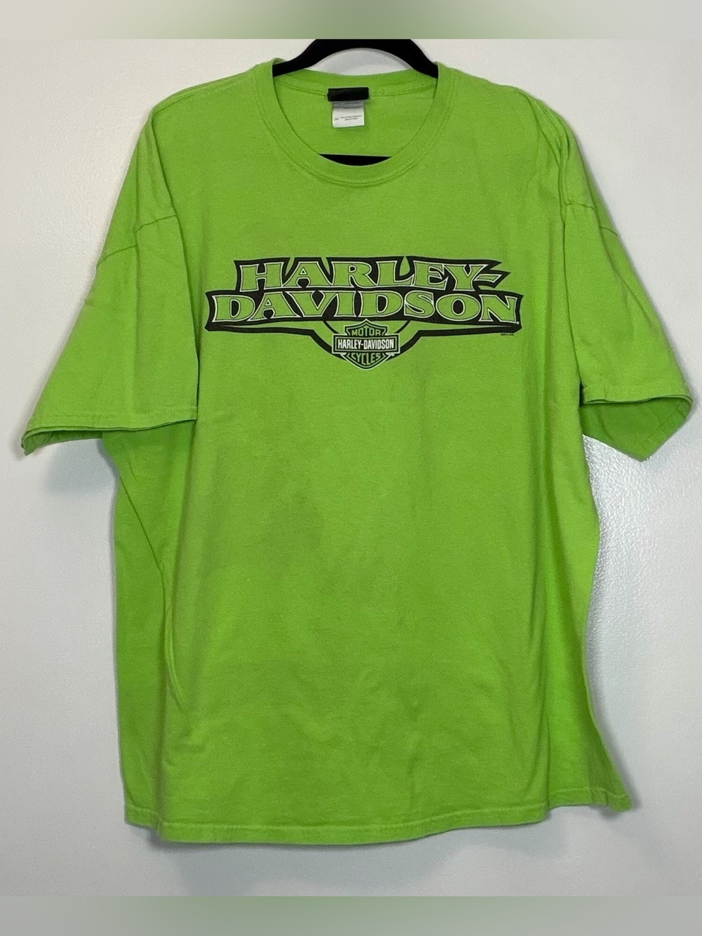 Harley-Davidson Bright Lime Green Short Sleeve Logo Tee